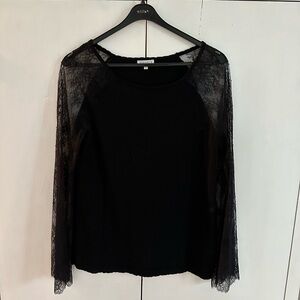 French Lace Sleeve Top